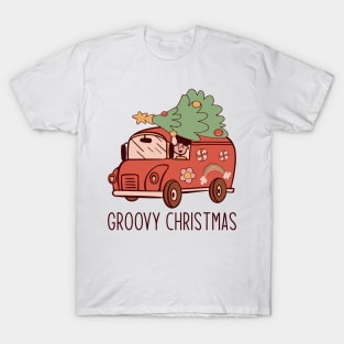 groovy christmas T-Shirt